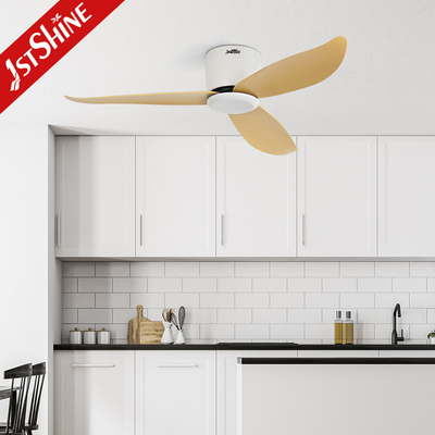 Remote Control Small LED Ceiling Fan Low Ceiling Room 3 Blade Plastic Ceiling Fan