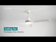 Modern Ceiling Fan 52 Inch Ceiling Fan with Light and Remote Control