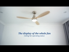 Έξυπνο 110v στερεό ξύλινο χρώμα ανώτατων ανεμιστήρων cOem που αλλάζει τη μηχανή εναλλασσόμενου ρεύματος