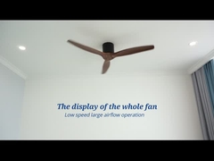 ανώτατος ανεμιστήρας εγχώριων διακοσμήσεων 220V 60w με τη μηχανή εναλλασσόμενου ρεύματος τηλεχειρισμού