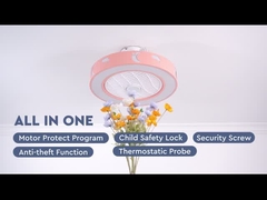 Επίπεδος τοποθετήστε το ρόδινο ανώτατο ανεμιστήρα ανώτατων ανεμιστήρων των οδηγήσεων με το θέμα των παιδιών, ΣΥΝΕΧΉΣ μηχανή