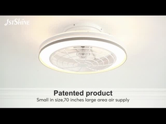 Οδηγημένος Dimmable ανώτατος ανεμιστήρας με τη μακρινή κρεβατοκάμαρα μικρής ακτινοβολίας επιλογής 6-ταχύτητας