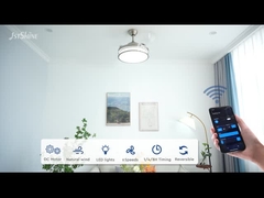 Αόρατος ανεμιστήρας οροφής Wit Dimmable LED Light 3 Pc Blades εσωτερική κρεβατοκάμαρα