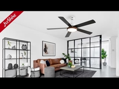 Φως ανεμιστήρα οροφής με κινητήρα DC 6 ταχύτητες τηλεχειρισμού Λευκό περίβλημα