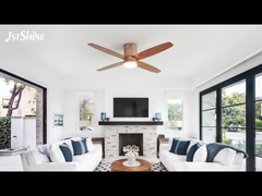 Ψυκτικός ανεμιστήρας οροφής με φως LED και μηχανοκίνητο κινητήρα DC