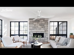 52 ιντσών λευκός ανεμιστήρας οροφής χωρίς φως ABS Blade Smart APP Control