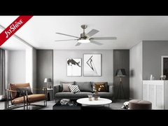 58 ιντσών ανεμιστήρες οροφής υπνοδωματίου με φώτα αναστρέψιμο αθόρυβο κινητήρα συνεχούς τάσης MDF λεπίδα