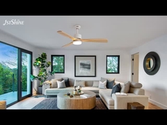 3 ξύλινες λεπίδες ανεμιστήρας οροφής με λάμπα εσωτερική διακόσμηση χαμηλότερος θόρυβος