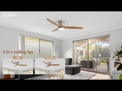 2 σε 1 ανεμιστήρας οροφής με απομακρυσμένο χαμηλό ταβάνι