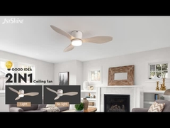 Λευκός/OEM πλαστικός ανεμιστήρας οροφής για χαμηλή οροφή με ρυθμιστή έξυπνου ελέγχου εφαρμογών