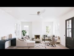 Μοντέρνος Ανεμιστήρας Οροφής 48'' Πλαστικά Πτερύγια Κινητήρας DC Διπλής Λειτουργίας Μοντέλο με Προαιρετικό Κιτ Φωτισμού