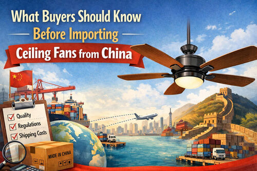 Τα τελευταία νέα της εταιρείας για Τι πρέπει να γνωρίζουν οι αγοραστές πριν εισαγάγουν ανεμιστήρες οροφής από την Κίνα