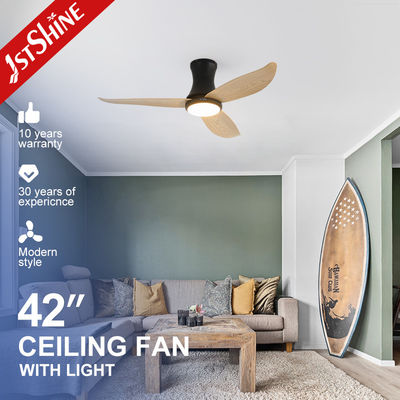 Καλή τιμή ABS Blade Flush Mount Ceiling Fan με φως 6 ταχύτητες τηλεχειριστή σε απευθείας σύνδεση