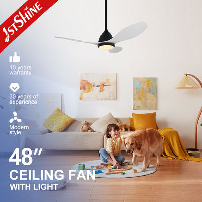 Ποιότητα  Noiseless 110V 240V Dimmable LED Ceiling Fan With 3 Colors Change Light Εργοστάσιο