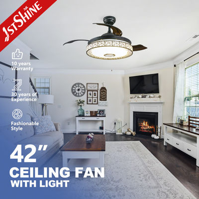 Καλή τιμή Εξαιρετικά ήρεμος τηλεχειρισμός πολυελαίων ανώτατων ανεμιστήρων μουσικής αόρατος σε απευθείας σύνδεση